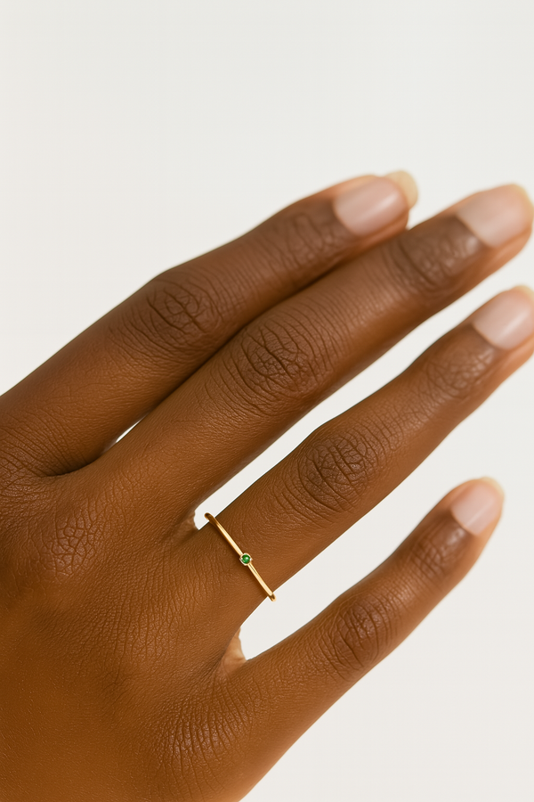 "Je t'aime temps" Émeraude verte